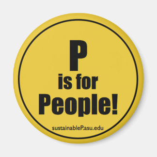 P is for People! (magnet) Magnet