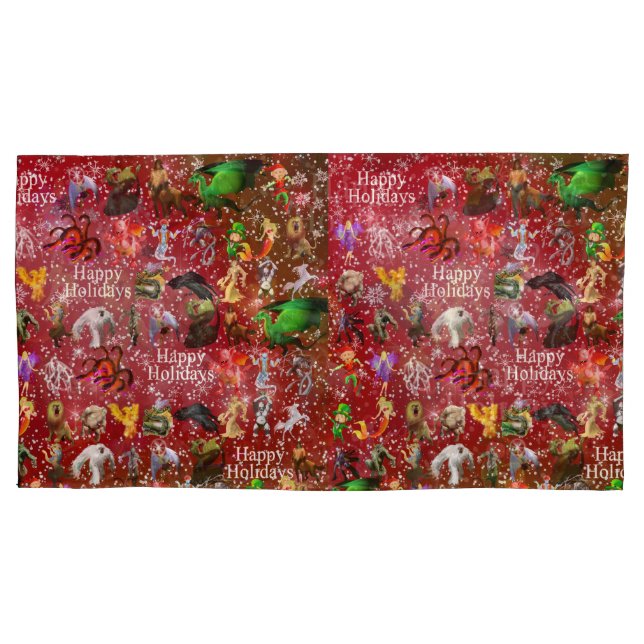 P is for Phoenix Christmas Pillow Case(Cran) Case (Front)