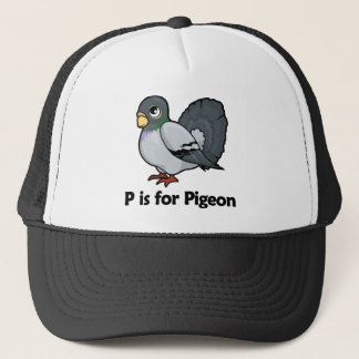 P is for Pigeon Trucker Hat