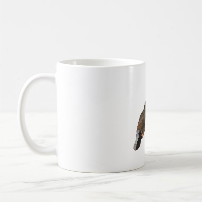 P is for Platypus Coffee Mug (Left)