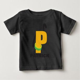 P is for Pluto Add Your Name Baby T-Shirt