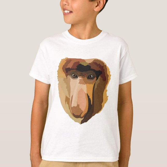 P is for Proboscis Monkey T-Shirt (Front)