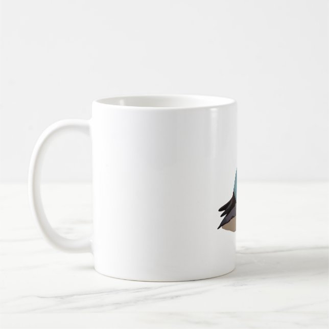 P is for Puffin Coffee Mug (Left)