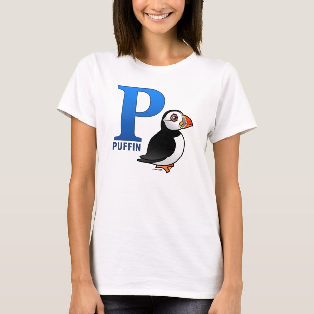 P is for Puffin T-Shirt (Front)