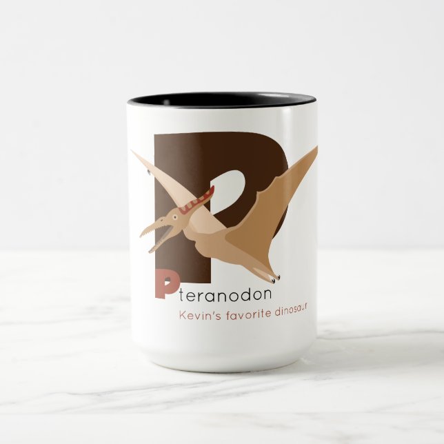 P like Pteranodon Mug (Center)