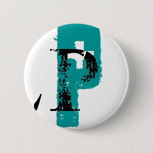 P monogram button