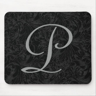 P :: Monogram P Elegant Mousepad - Initial Letter