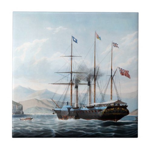PO steamship Bentinck 1844 Ceramic Tile