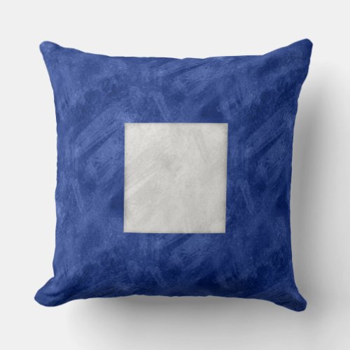 P Papa Watercolor Nautical Signal Maritime Flag Throw Pillow