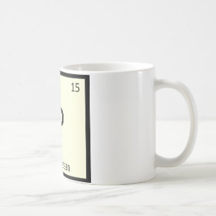P - Parmesan Cheese Chemistry Periodic Table Coffee Mug