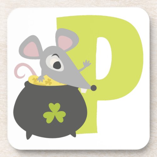 P _ PATTY MOUSE BEVERAGE COASTER