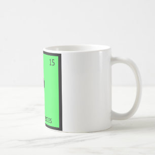 P - Peloneuestes Dinosaur Chemistry Periodic Table Coffee Mug