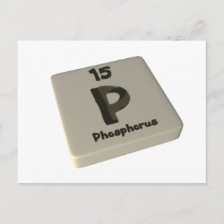 P Phosphorus Postcard