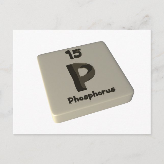 P Phosphorus Postcard (Front)