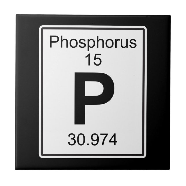 P - Phosphorus Tile (Front)