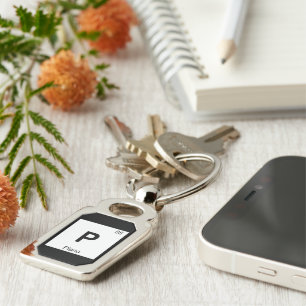 P - Piano Music Chemistry Periodic Table Symbol Keychain