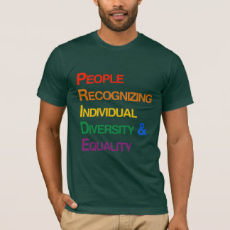 P-R-I-D-E: PEOPLE RECOGNIZING INDIVIDUAL DIVERSITY T-Shirt