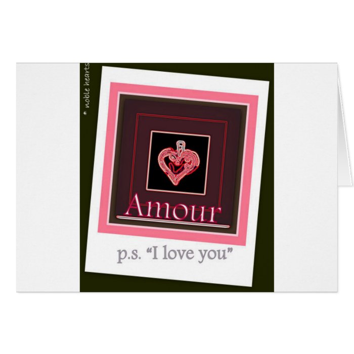 p.s. "I love you" Greeting Cards