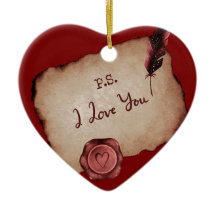 P.S, I Love You Vintage Personalized Valentine