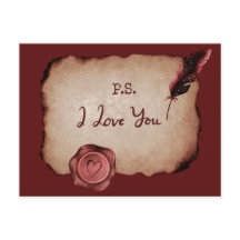 P.S, I Love You Vintage Valentine
