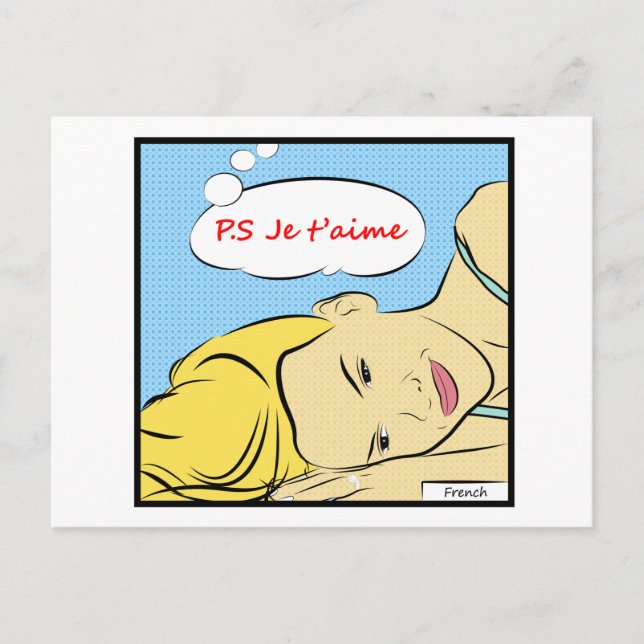 P.S Je t'aime Postcard (Front)