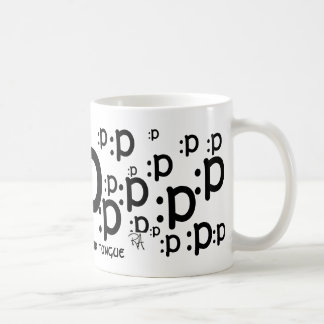 :p, Stick out your tongue Mug