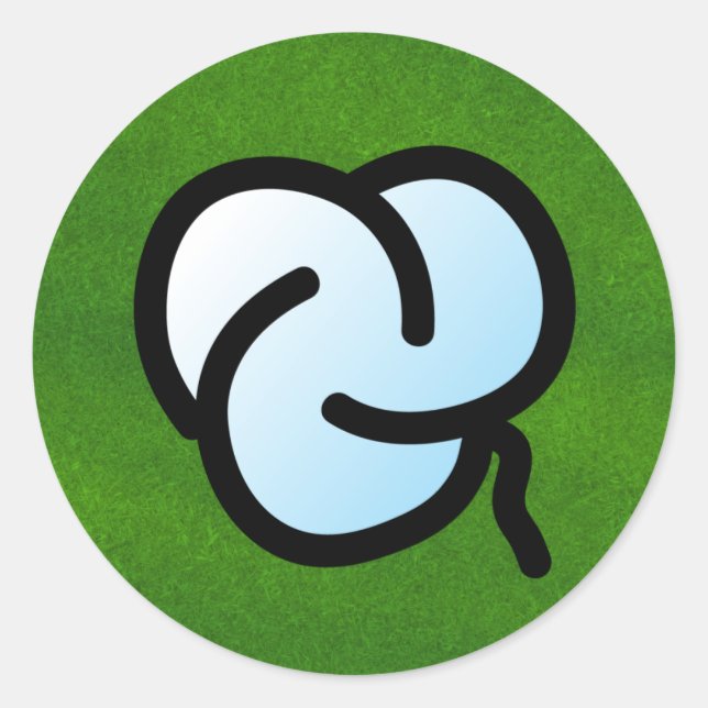 P. Trillia round Classic Round Sticker (Front)