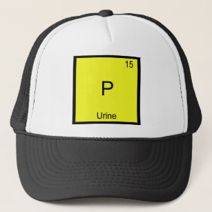 P - Urine Chemistry Element Symbol Funny Periodic Trucker Hat