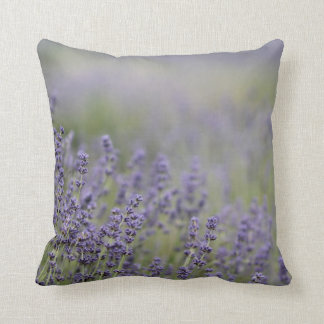 © P Wherrell Beautiful photo purple lavender field Throw Pillow