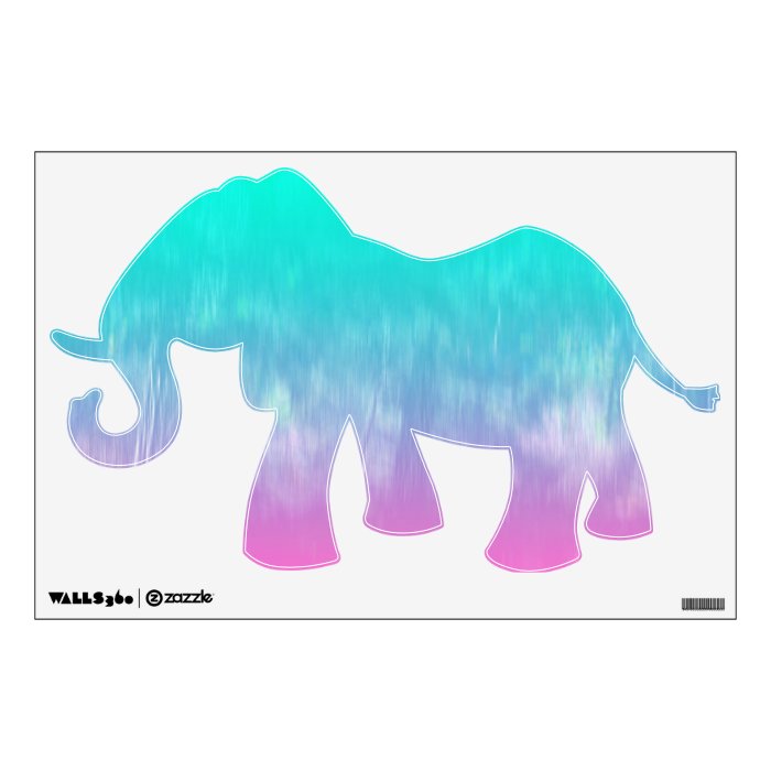 © P Wherrell Colorful abstract elephant kids room Wall Decor