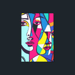 PA_003 Abstract Pop Art Canvas Print<br><div class="desc">Brighten up your room with a Portrait Abstract Pop Art Canvas Print.</div>