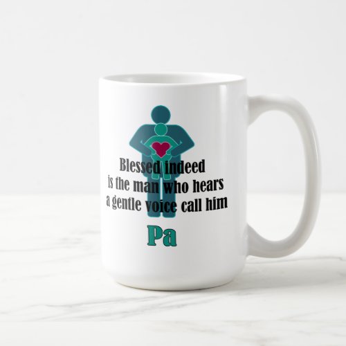 Pa Blessed Indeed Fathers Day Mug