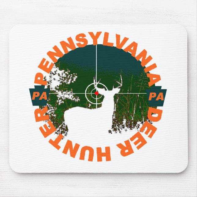 PA Deer Hunter Mousepad (Front)