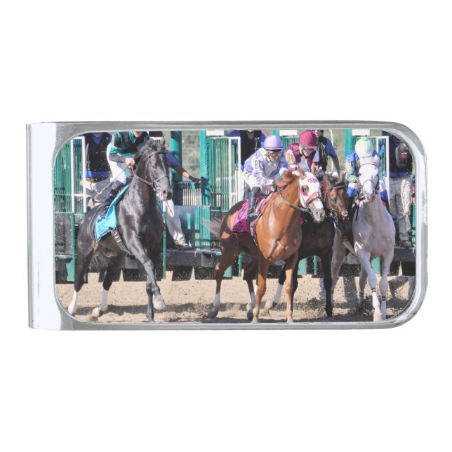 Pa. Derby Champion Stakes Silver Finish Money Clip (Front)