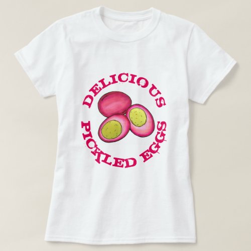 PA Dutch Food Pickled Hard Boiled Red Beet Eggs T_Shirt