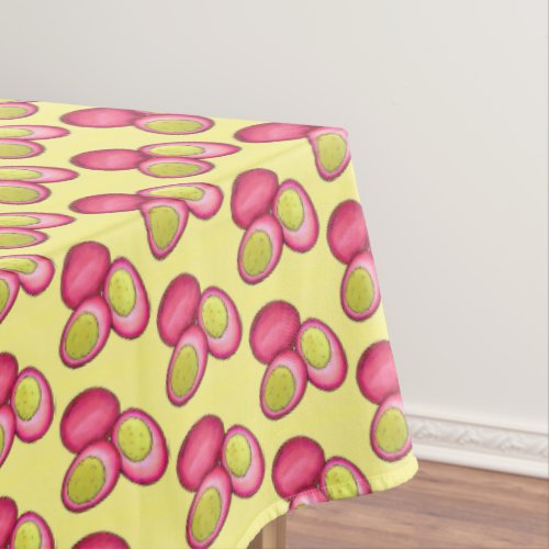 PA Dutch Food Pickled Hard Boiled Red Beet Eggs Tablecloth