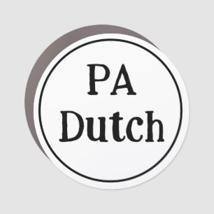 PA Dutch Round Magnet