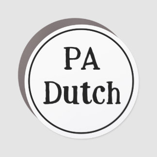 PA Dutch Round Magnet