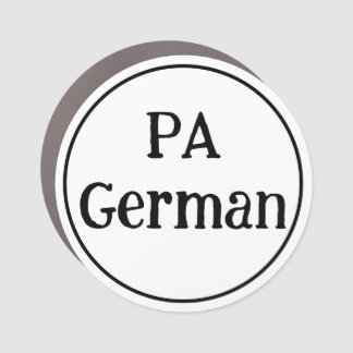 PA German Round Magnet