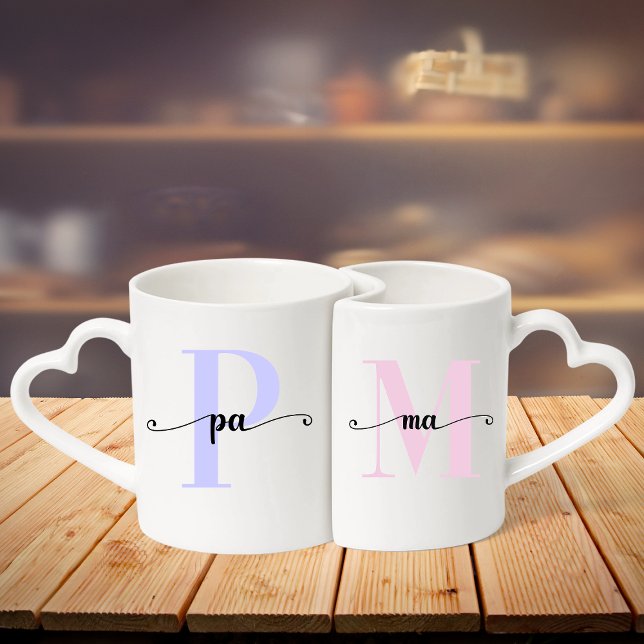 Pa Ma Africa Couple Valentine Gift Love Coffee Mug Set (Creator Uploaded)