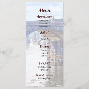 PA - Market Street Bridge Harrisburg Wedding Menu