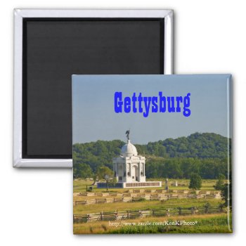 Pa Memorial At Gettysburg Magnet by KenKPhoto at Zazzle
