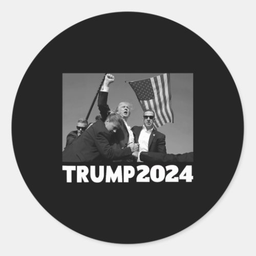 Pa Rally Pennsylvania Rally Trump 2024 2  Classic Round Sticker