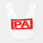 Pa Stamp Baby Bib
