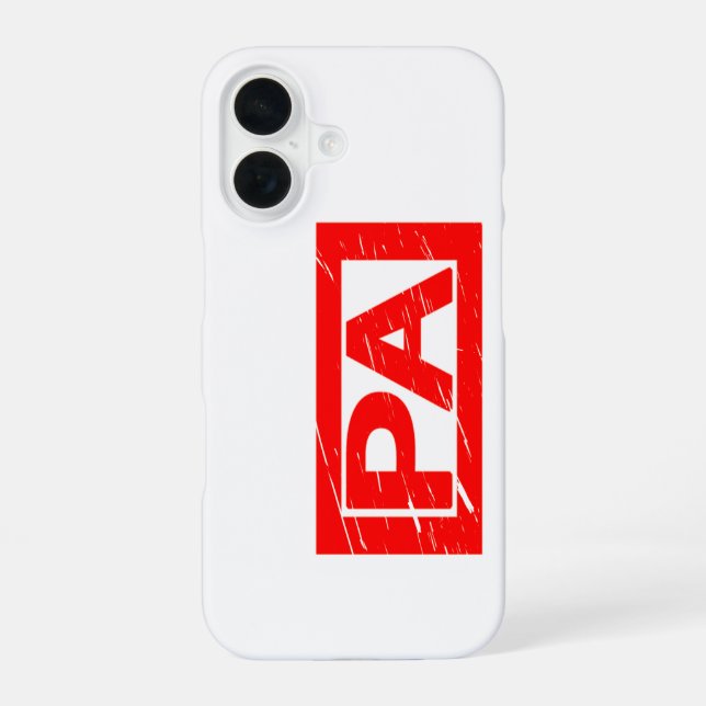 Pa Stamp Iphone Case (Back)