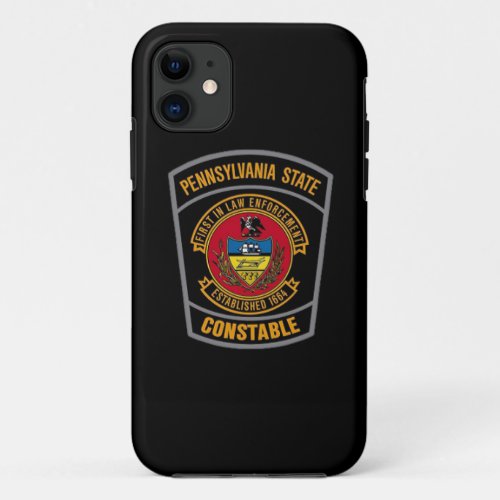 PA State Constable iPhone  iPad case