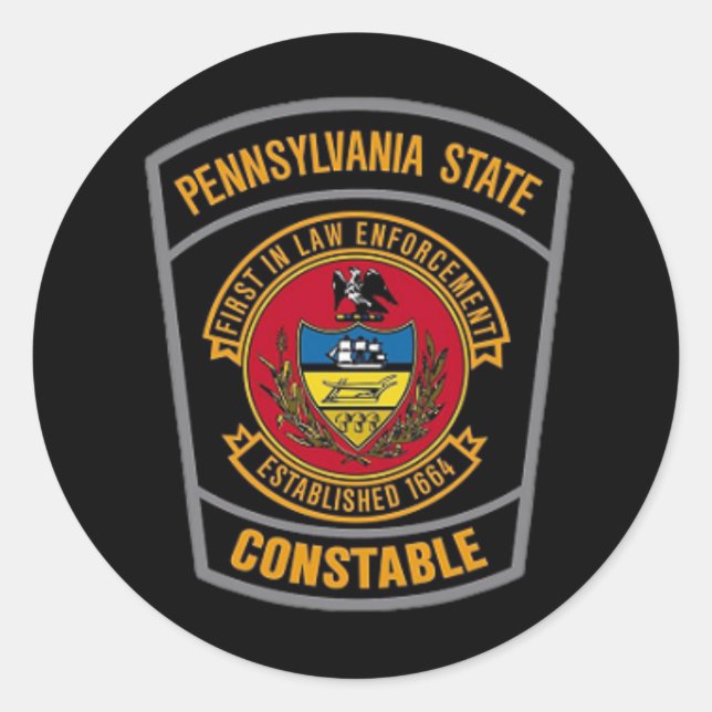 PA State Constable Stickers (Front)