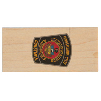 PA State Constable USB Wooden Flash Drive