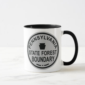 PA State Forest Boundary Mug