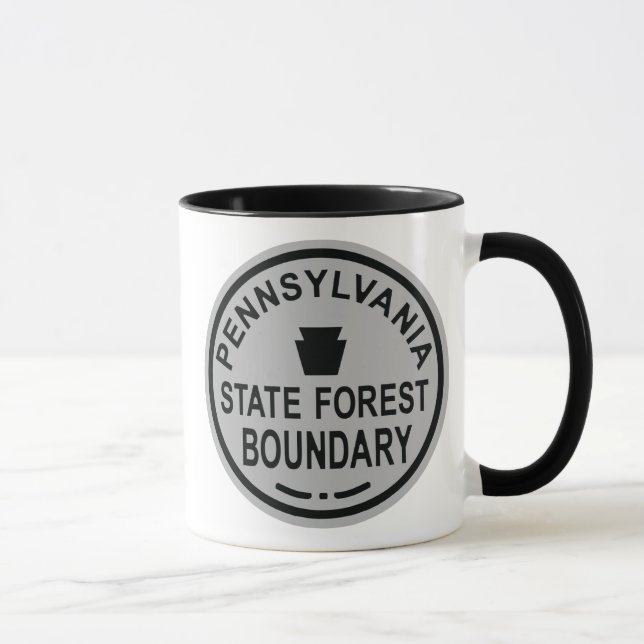 PA State Forest Boundary Mug (Right)